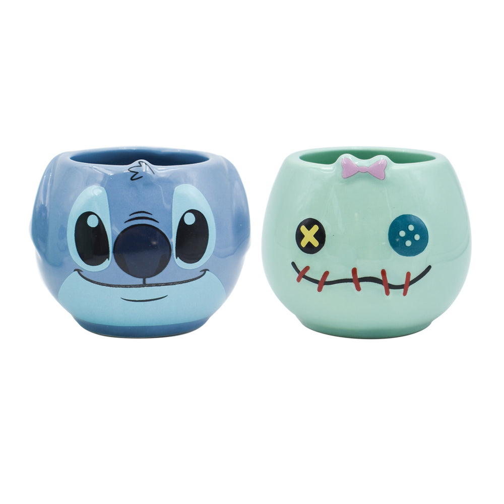 Fun Kids Mini taza: Disney Lilo y Stitch - Stitch y Trapos 103 ml