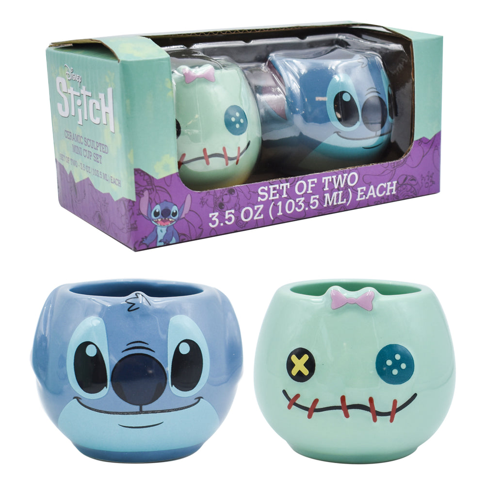 Fun Kids Mini taza: Disney Lilo y Stitch - Stitch y Trapos 103 ml