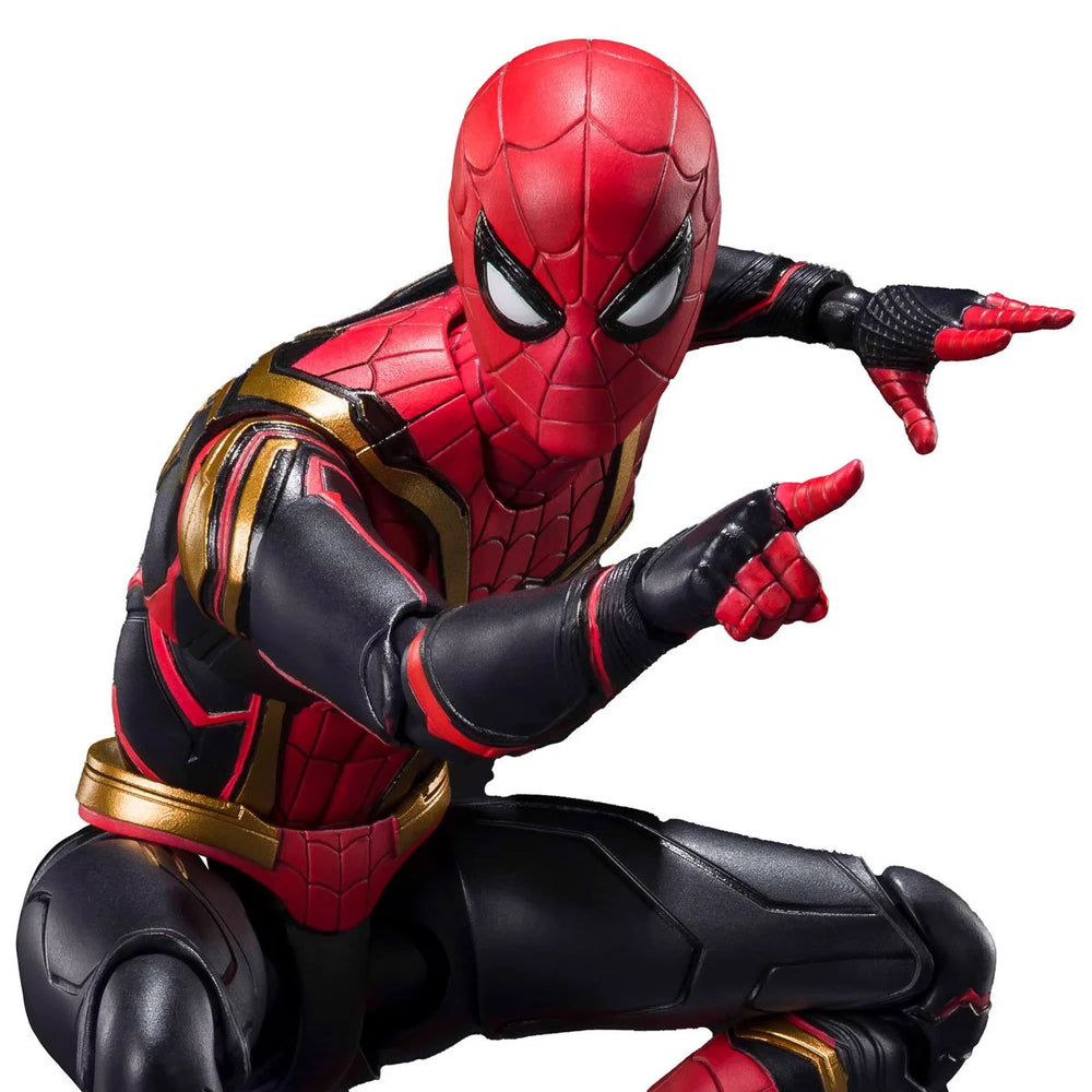 Bandai Tamashii Nations SH Figuarts: Spiderman No Way Home - Traje Integrado Batalla Final Figura de Accion