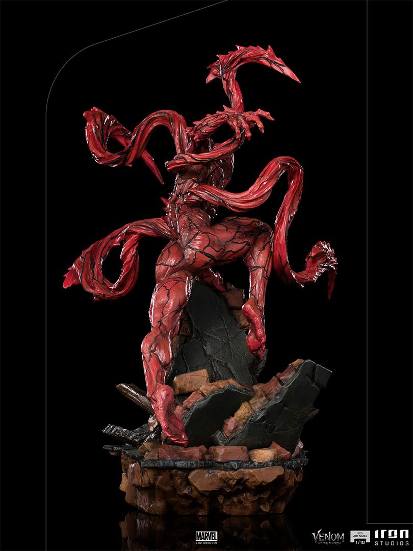 IRON Studios: Let There Be Carnage - Carnage BDS Escala de Arte 1/10