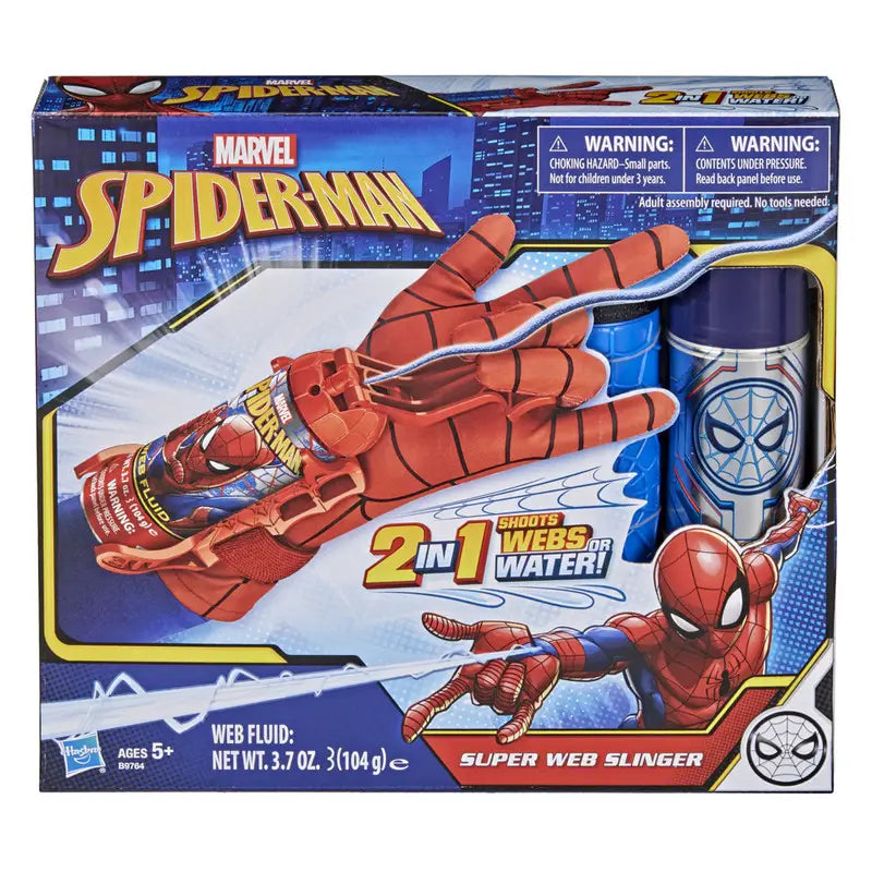 Marvel Spider Man Ultimate: Guante Lanzador Aracnido 2 En 1