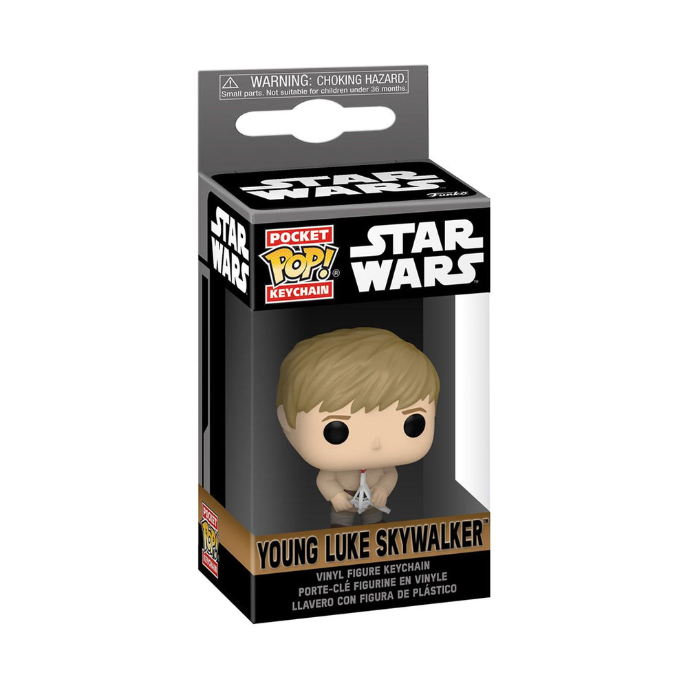 Funko Pop Keychain: Star Wars Obi Wan Kenobi - Luke Skywalker Joven Llavero