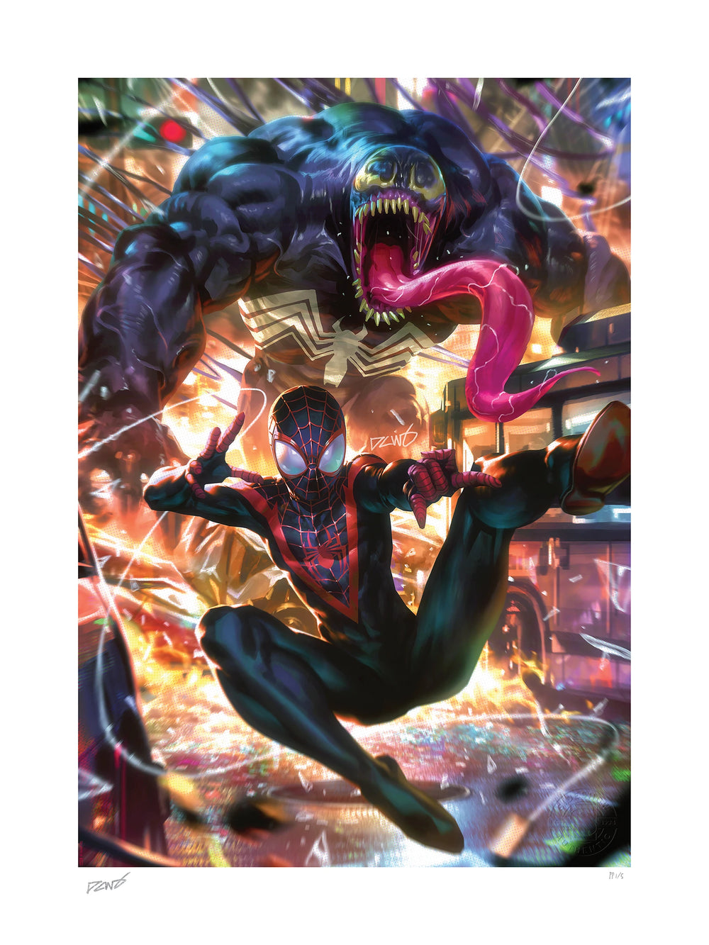 Sideshow Art Print: Marvel Spiderman - Miles Morales Litografia
