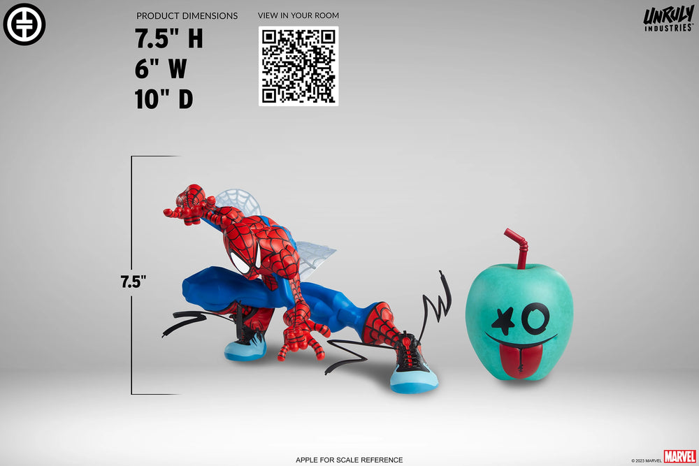Unruly Industries Designer Collectible: Marvel Spiderman - Spider Man Estatua