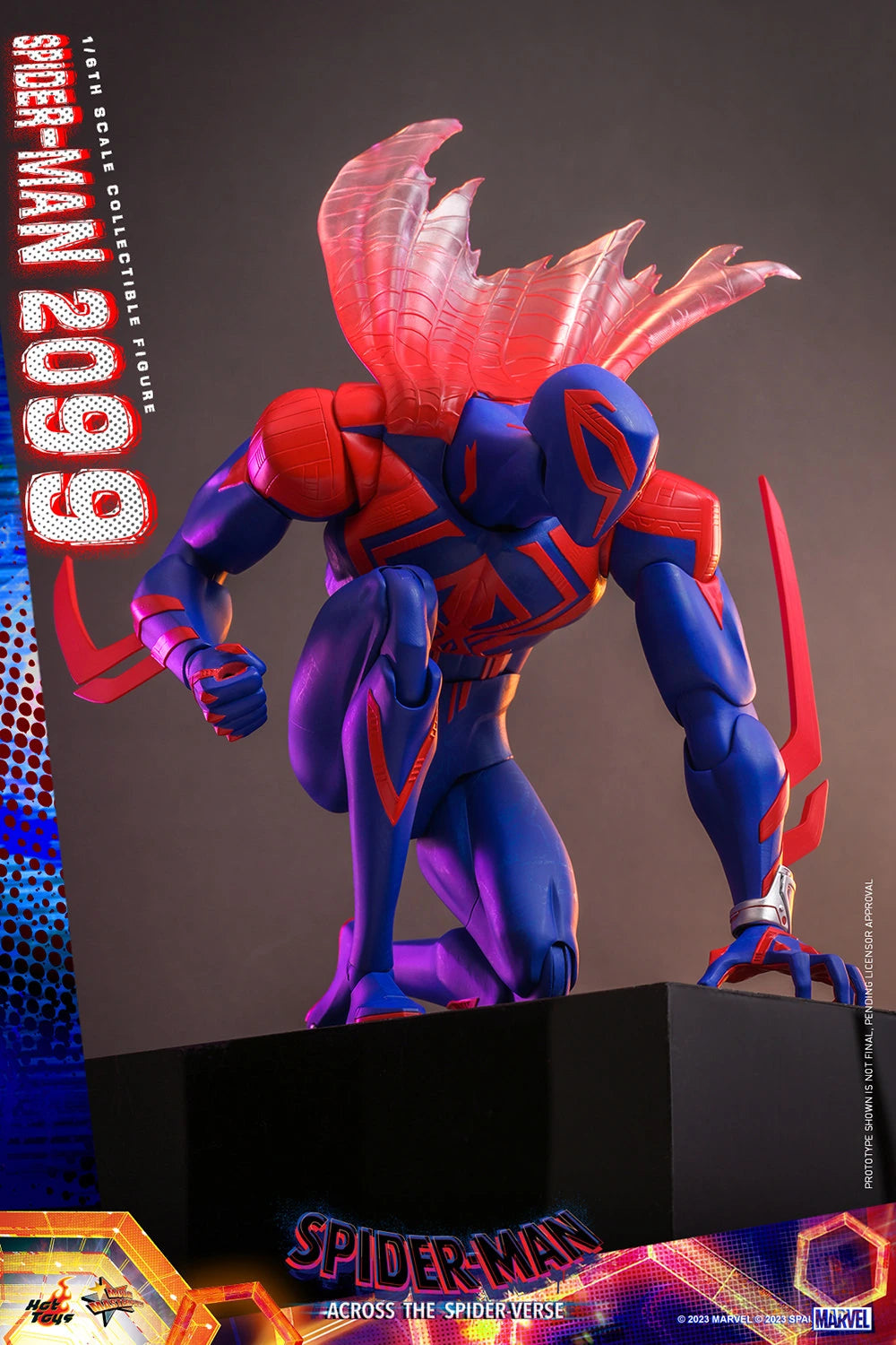 Hot Toys Movie Masterpiece Series: Marvel SpiderMan Across The Spider Verse - SpiderMan 2099 Escala 1/6