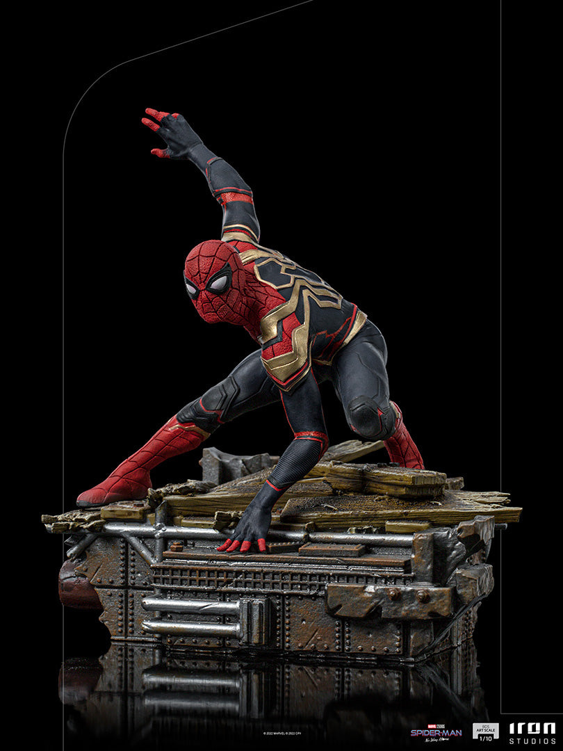 IRON Studios: Marvel Spiderman No Way Home - Spiderman Tom Holland BDS Escala de Arte 1/10