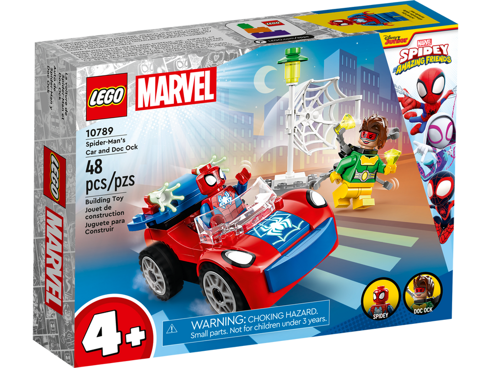 LEGO Marvel Spidey y su Super Equipo Coche de SpiderMan y Doc Ock 10789