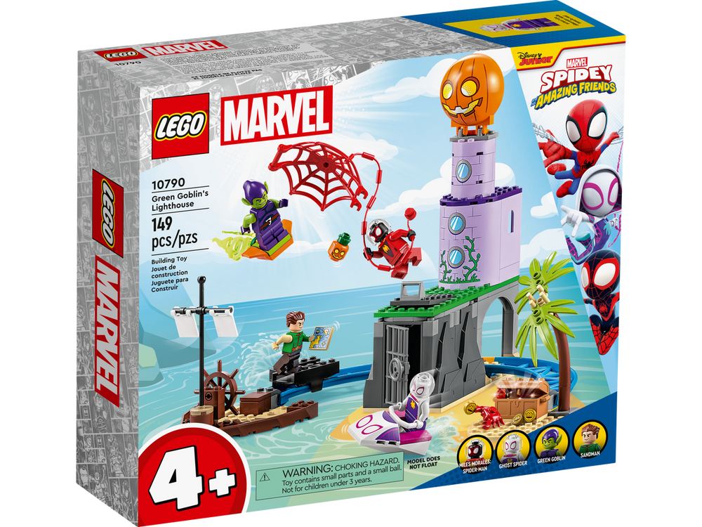 LEGO Marvel Spidey y su Super Equipo Equipo Spidey en el Faro del Duende Verde 10790