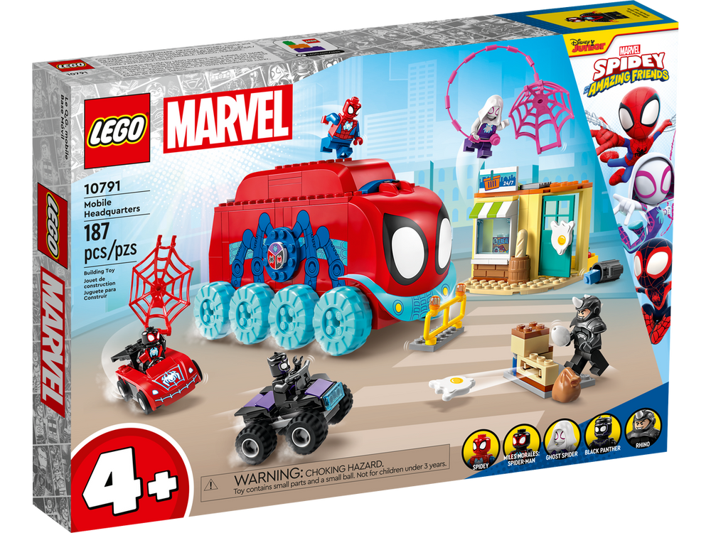 LEGO Marvel Spidey y su Super Equipo Base Movil del Equipo Spidey 10791