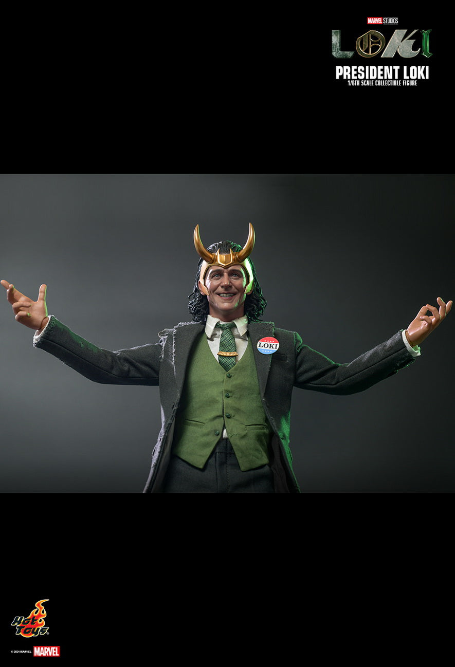 Hot Toys Marvel: Loki - Loki Presidente Escala 1/6