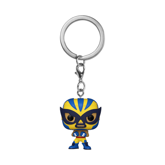 Funko Pop Keychain: Marvel Luchadores - Wolverine El Animal Indestructible Llavero