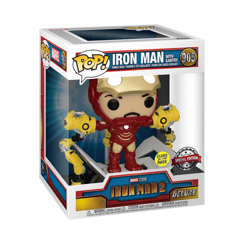 Funko Pop Deluxe Marvel: Iron Man 2 - Iron Man Mark IV Exclusivo