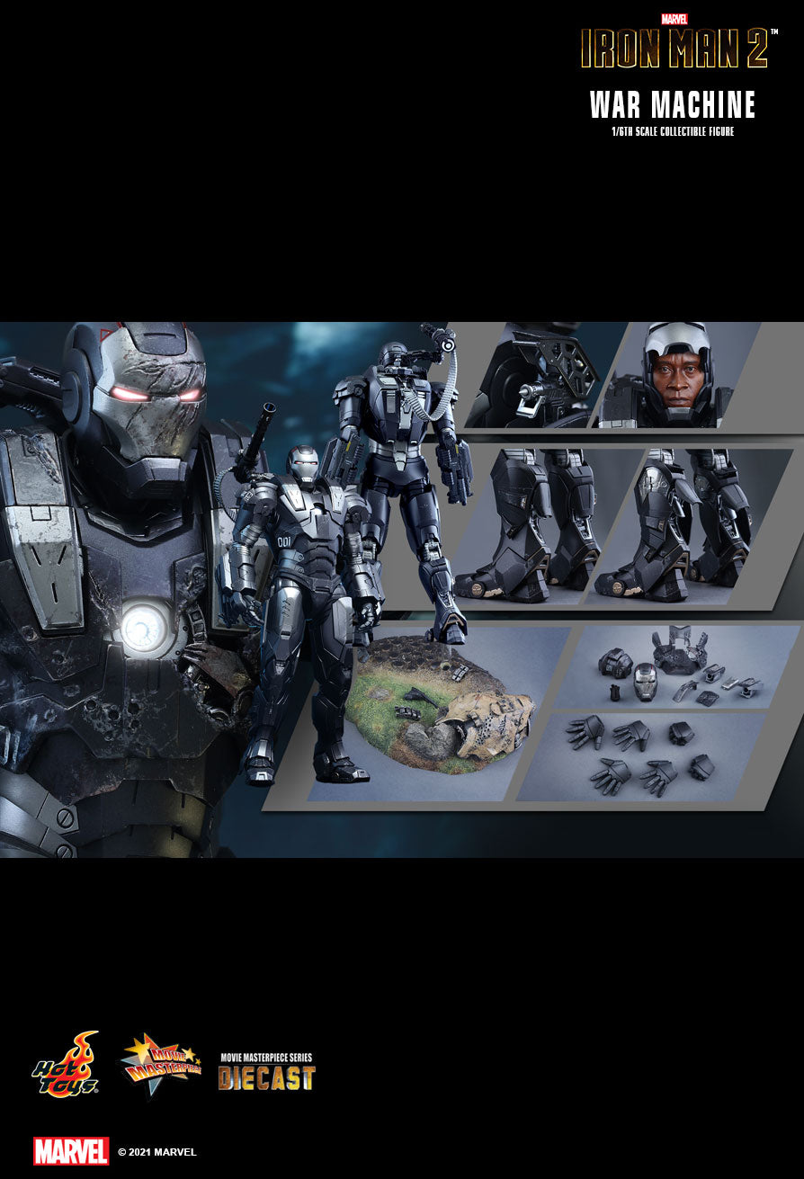 Hot Toys Marvel: Iron Man 2 - War Machine Escala 1/6
