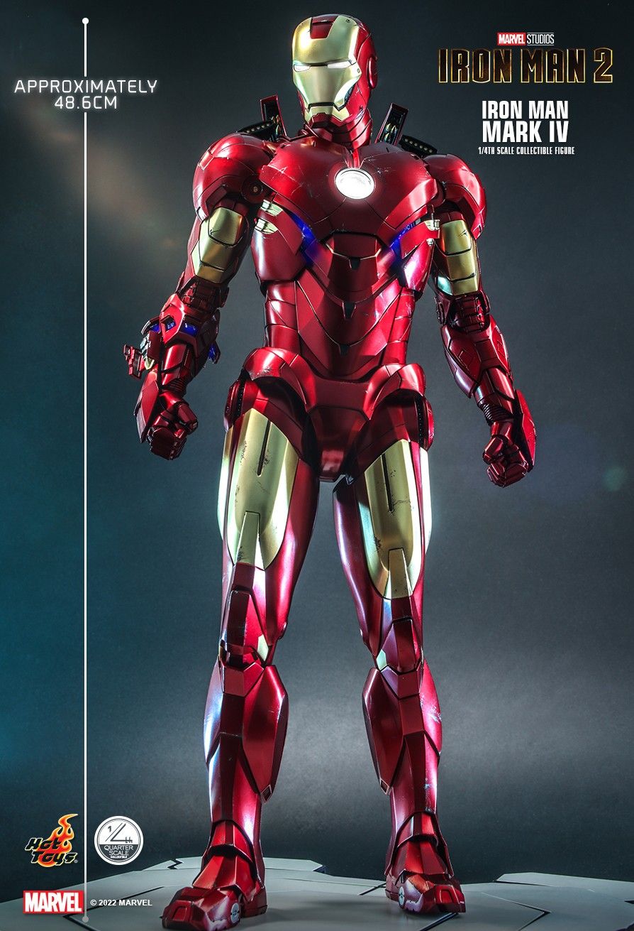 Hot Toys Quarter Scale Series: Iron Man 2 - Mark IV Escala 1/4