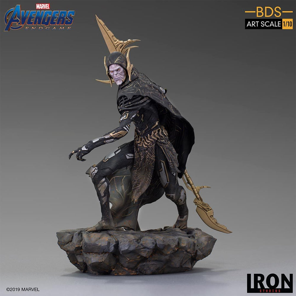 IRON Studios: Avengers Endgame - Corvus Glaive Black Order Escala 1/10