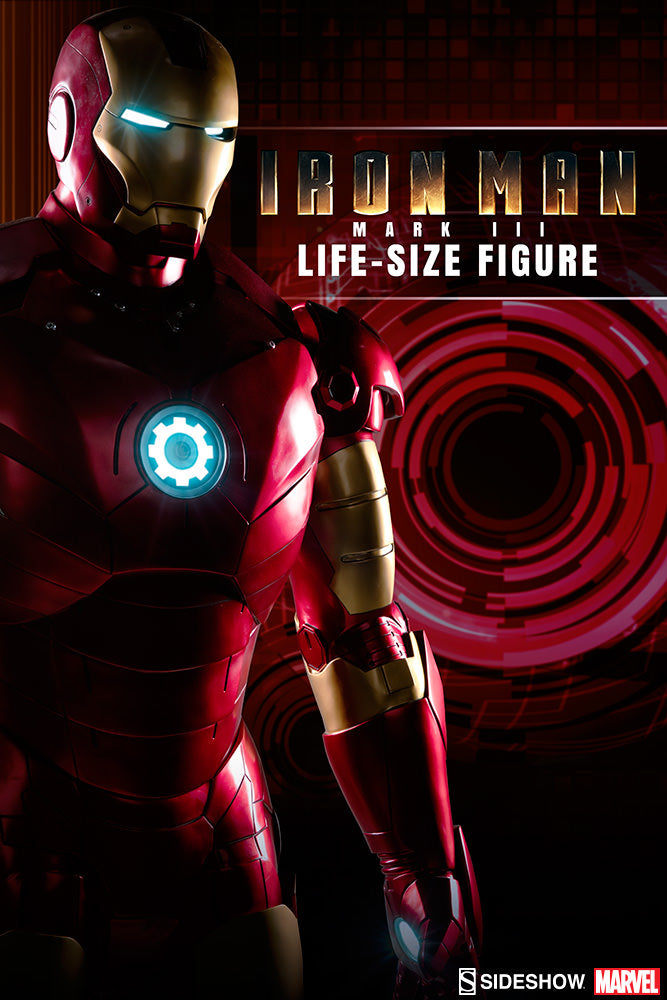 Sideshow Life Size: Marvel Iron Man -  Mark 3 Escala 1/1