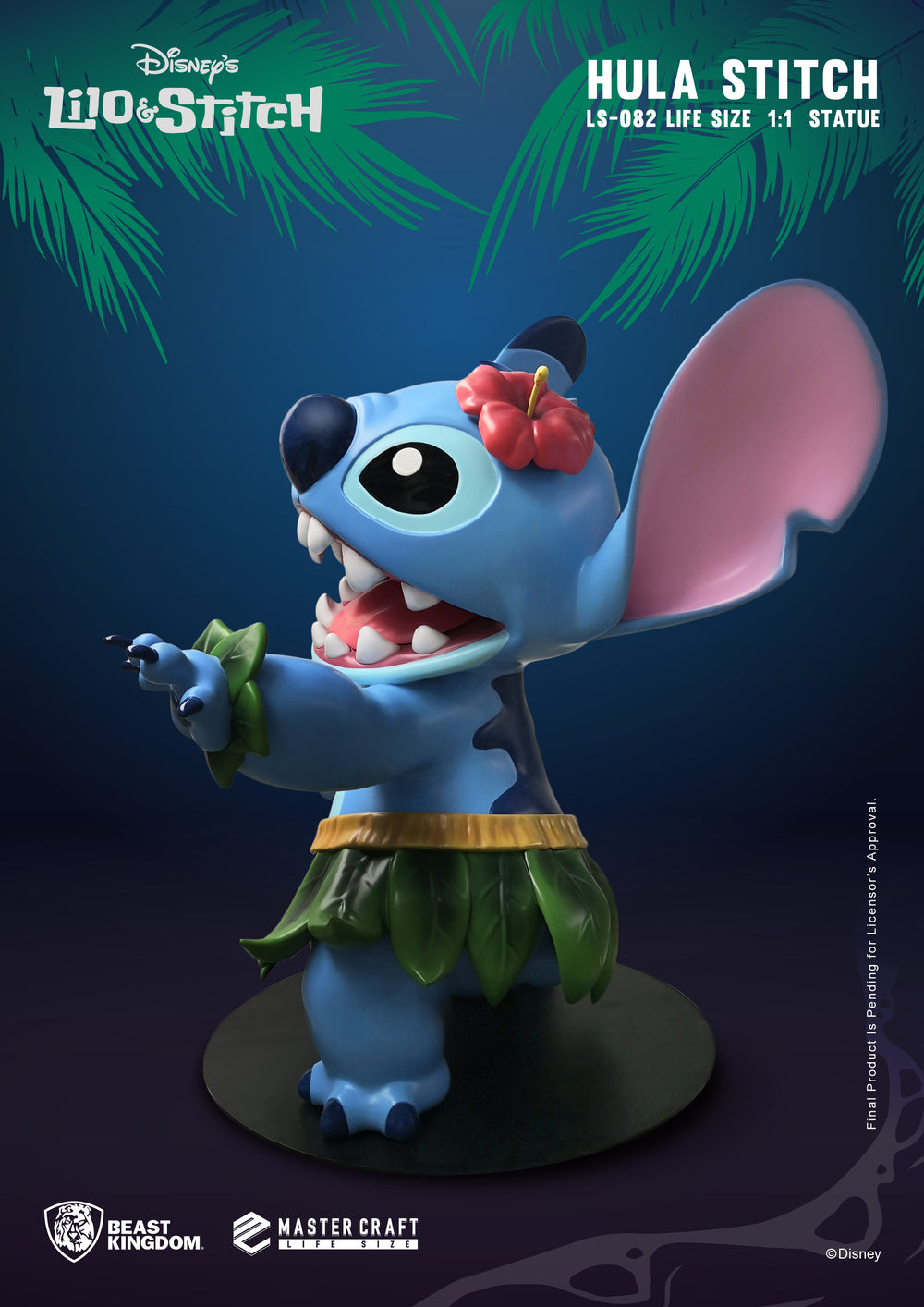 Beast Kingdom Life Size: Disney Lilo y Stitch - Stitch Hula