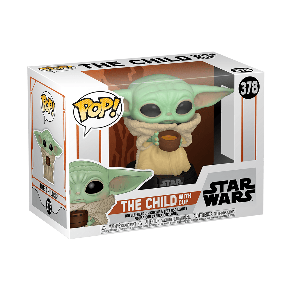 Funko Pop Star Wars: The Mandalorian - Baby Yoda Con Tazon