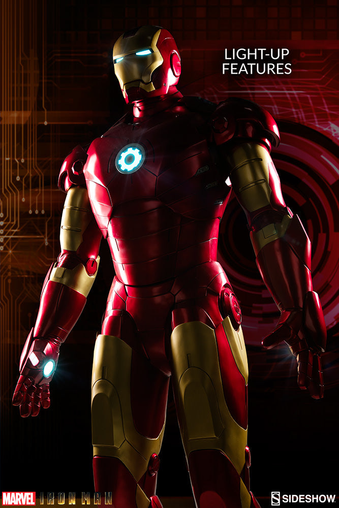 Sideshow Life Size: Marvel Iron Man -  Mark 3 Escala 1/1