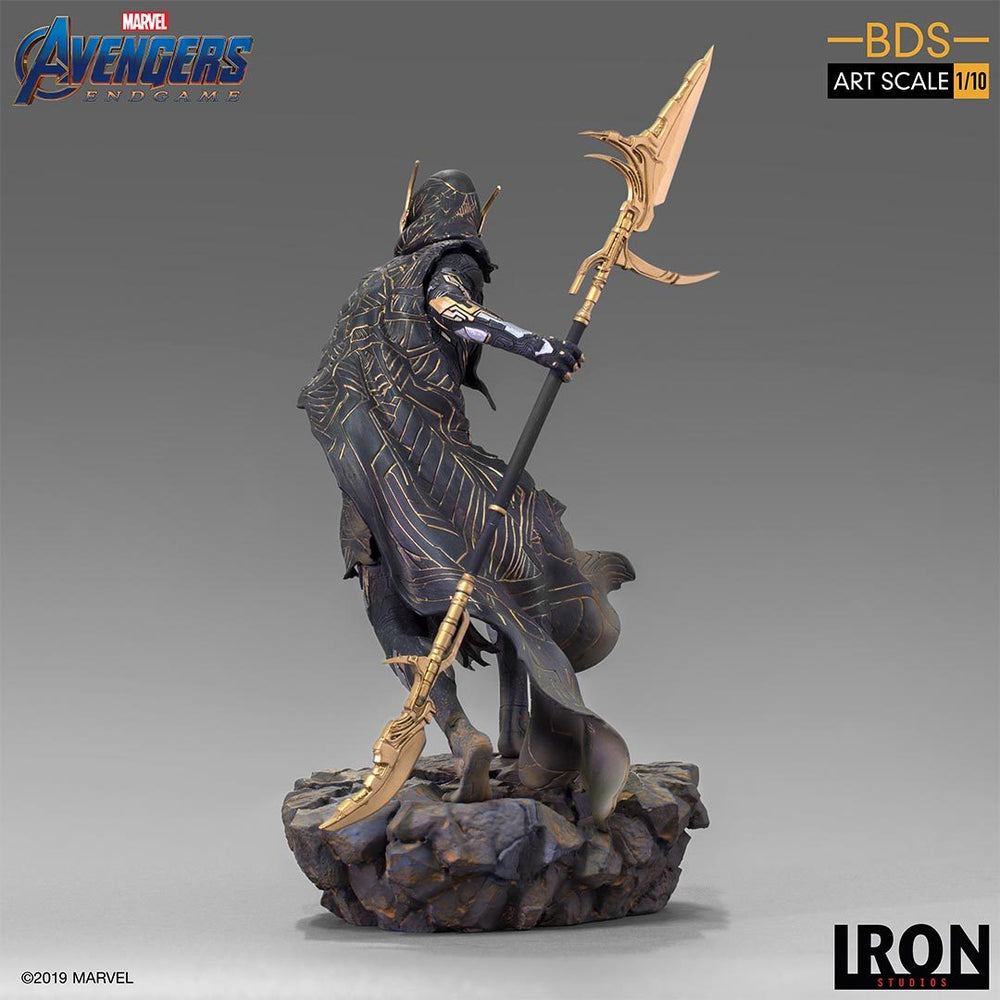 IRON Studios: Avengers Endgame - Corvus Glaive Black Order Escala 1/10