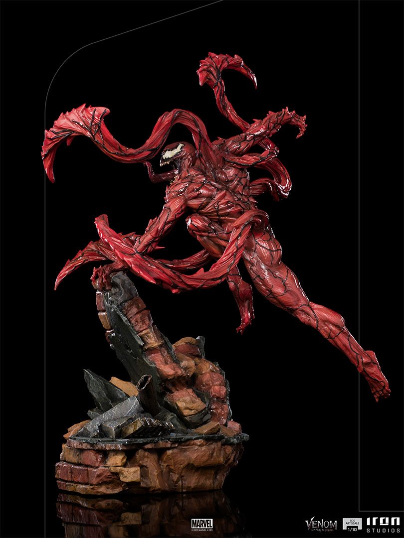 IRON Studios: Let There Be Carnage - Carnage BDS Escala de Arte 1/10