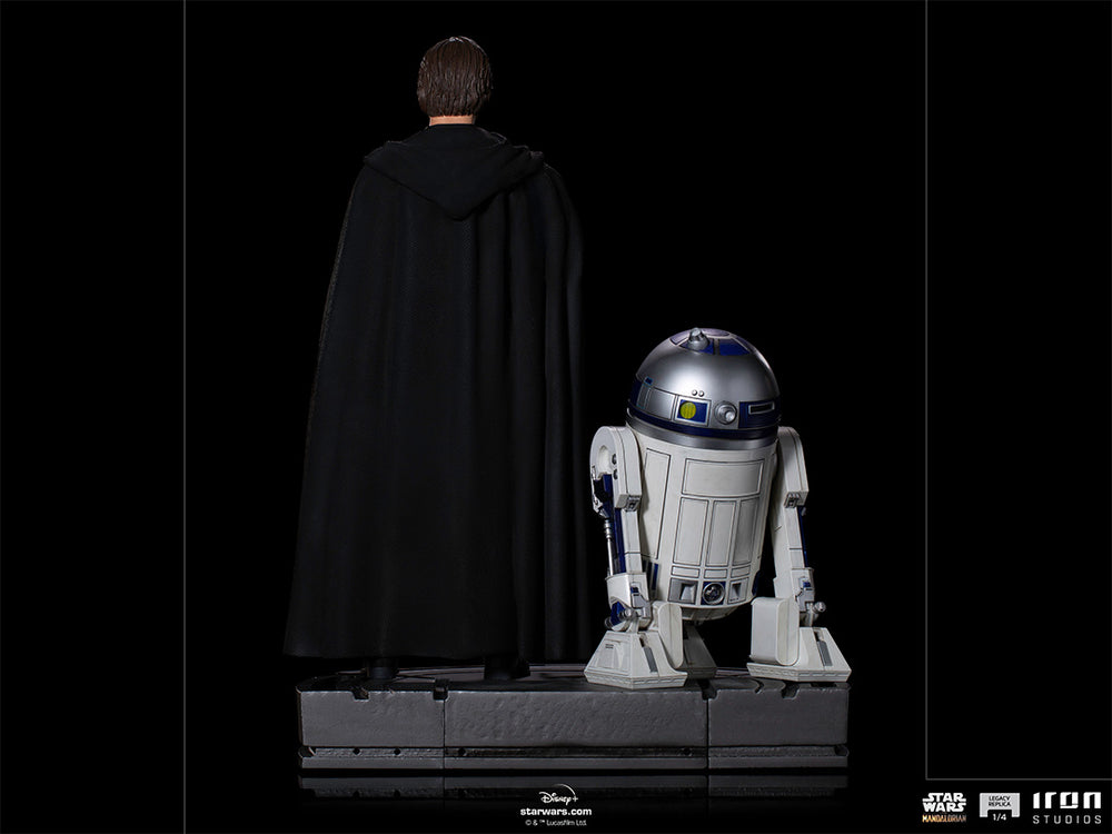 IRON Studios: The Mandalorian - Luke Skywalker R2 D2 y Grogu Legacy Escala 1/4