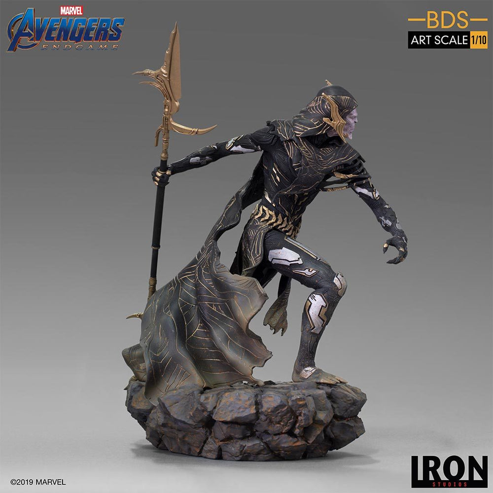 IRON Studios: Avengers Endgame - Corvus Glaive Black Order Escala 1/10