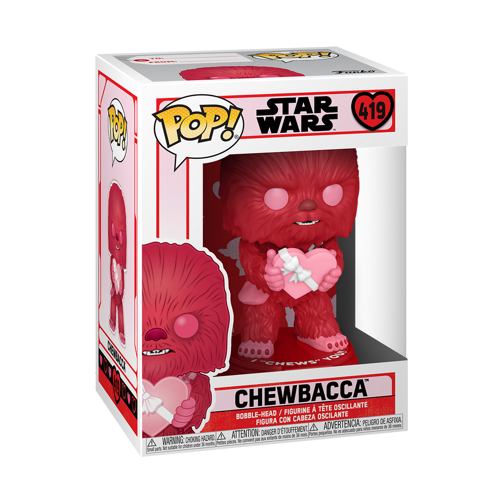 Funko Pop Star Wars: San Valentin - Chewbacca Cupido