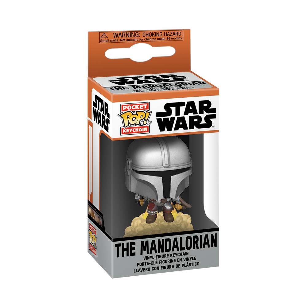 Funko Pop Keychain: Star Wars The Mandalorian - Mandaloriano con Blaster Llavero