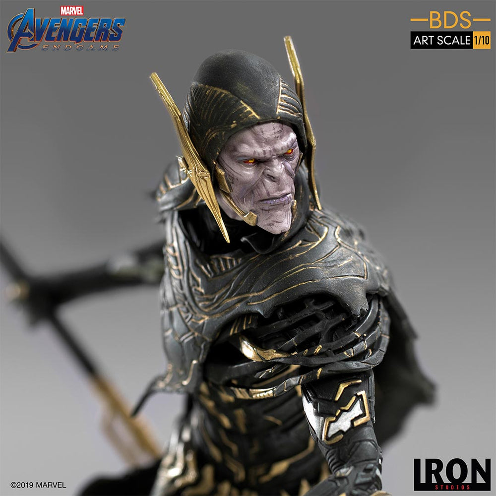 IRON Studios: Avengers Endgame - Corvus Glaive Black Order Escala 1/10