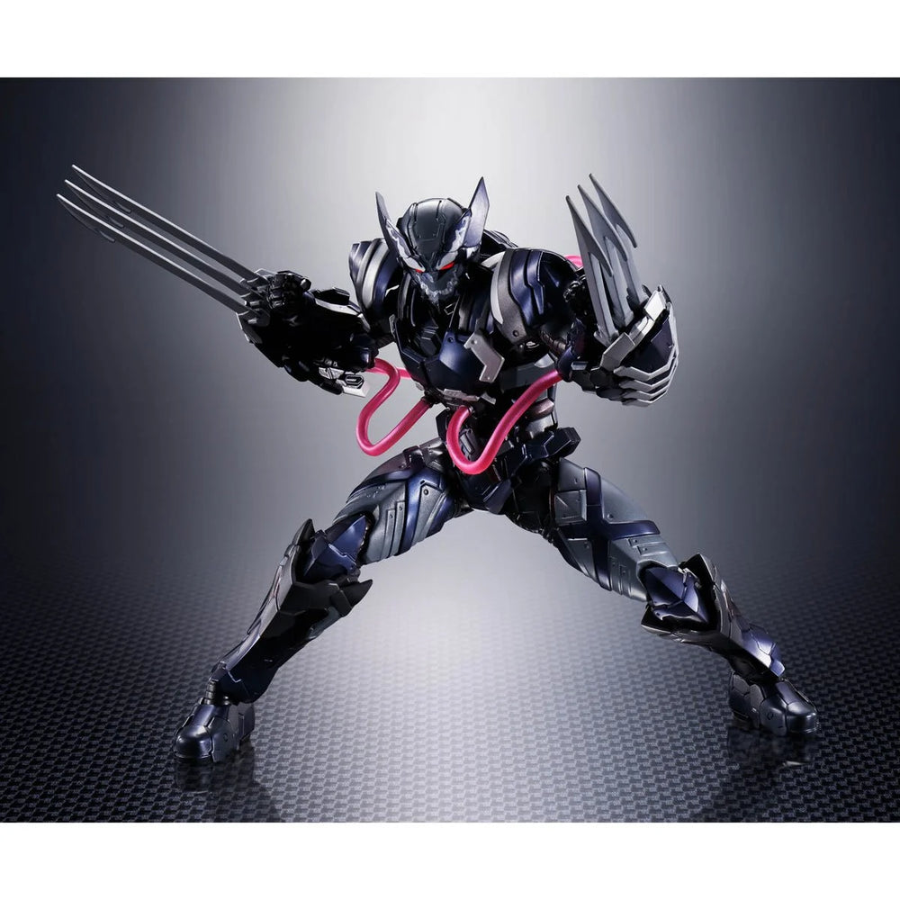 Bandai Tamashii Nations SH Figuarts: Tech On Avengers - Wolverine Venomizado Figura de Accion