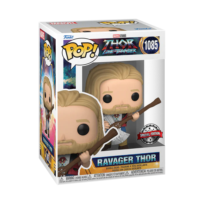 Funko Pop Marvel: Thor Love and Thunder - Thor Devastador Exclusivo