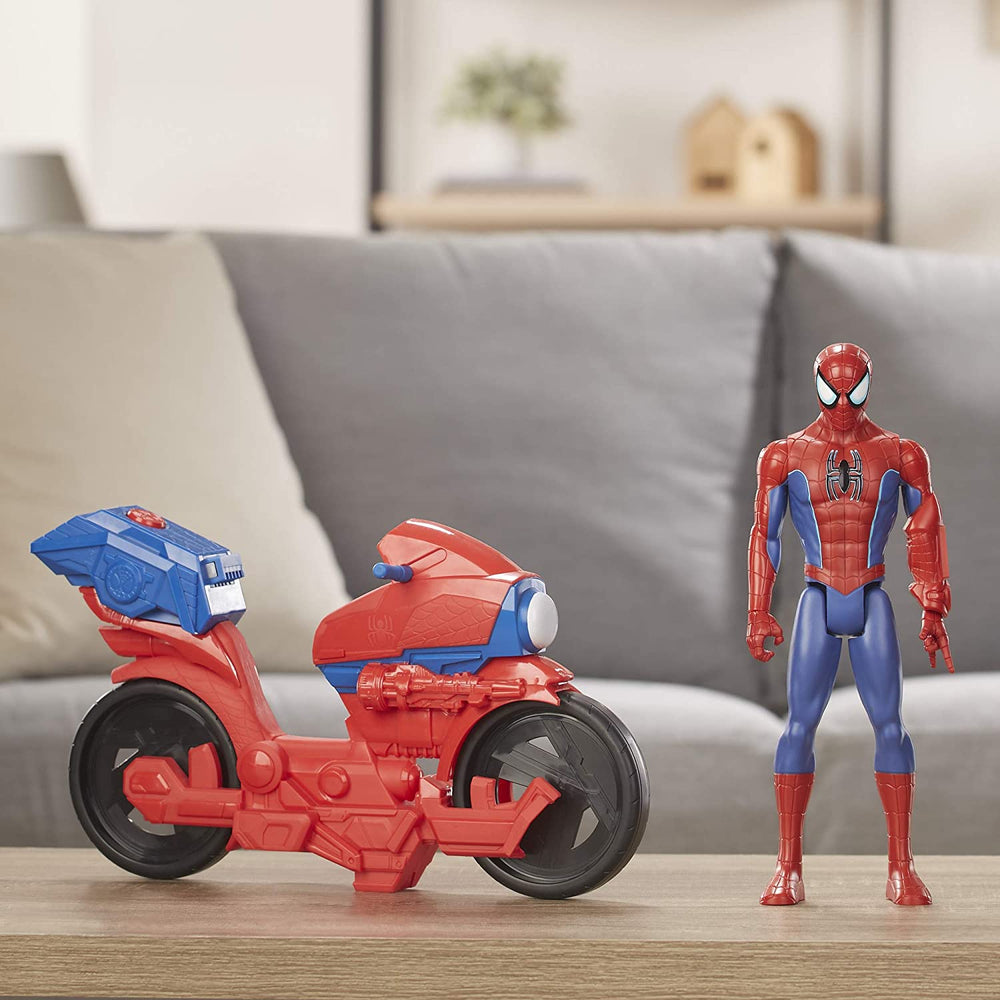 Marvel Titan Hero Series: Spiderman Con Motospider Fx