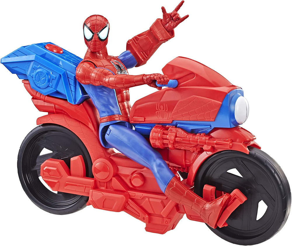 Marvel Titan Hero Series: Spiderman Con Motospider Fx