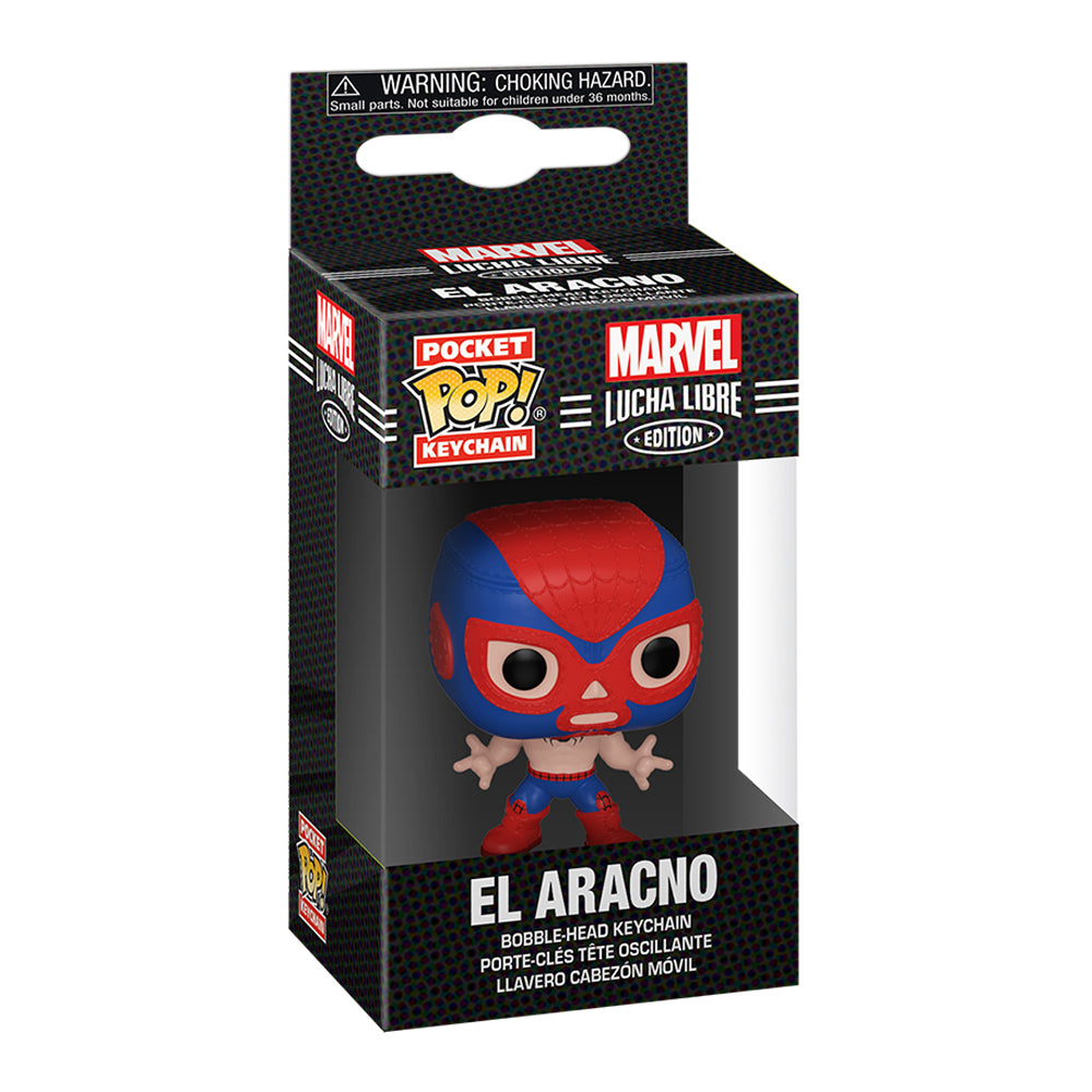Funko Pop Keychain: Marvel Luchadores - Spiderman El Aracno Llavero