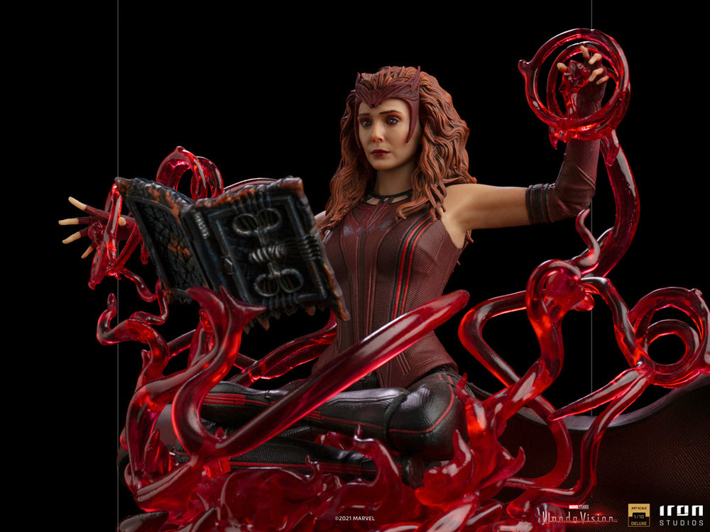 IRON Studios: Marvel Wandavision - Bruja Escarlata Deluxe Escala de Arte 1/10