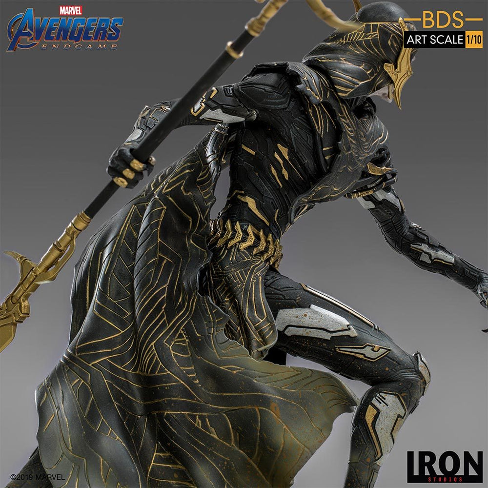 IRON Studios: Avengers Endgame - Corvus Glaive Black Order Escala 1/10