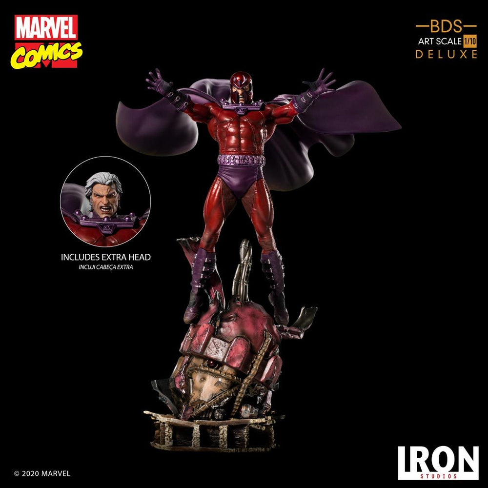 IRON Studios: X Men - Magneto Deluxe Escala de Arte 1/10