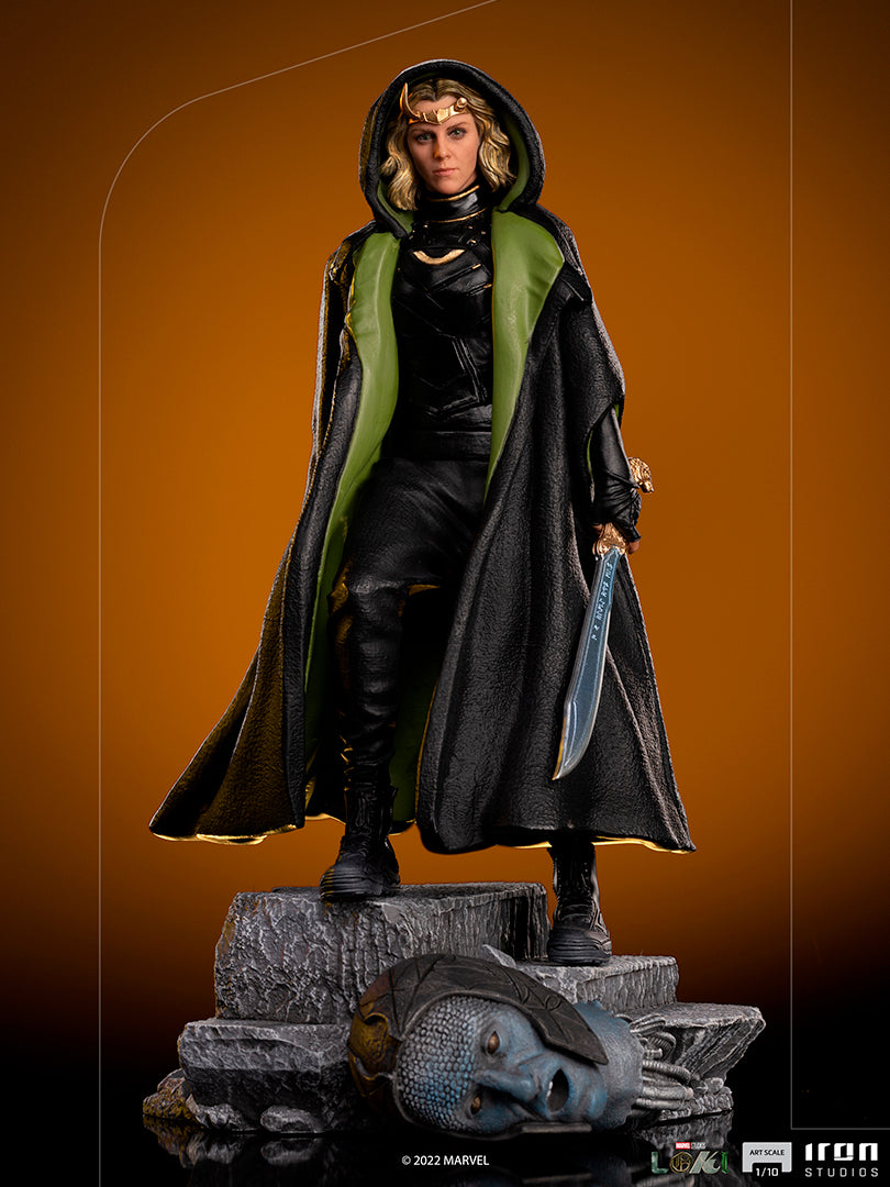 IRON Studios: Marvel Loki - Sylvie Variante Loki BDS Escala de Arte 1/10