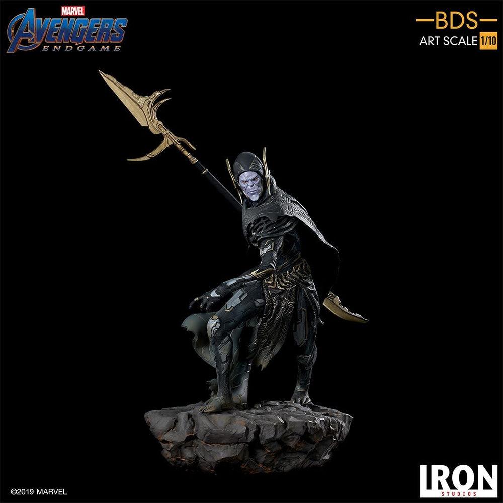 IRON Studios: Avengers Endgame - Corvus Glaive Black Order Escala 1/10