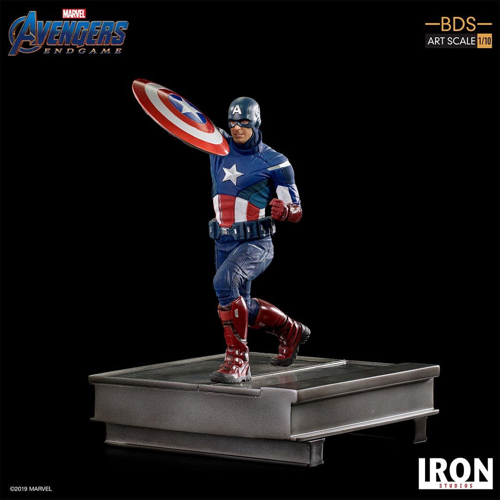 IRON Studios: Avengers Endgame - Capitan America 2012 Escala 1/10