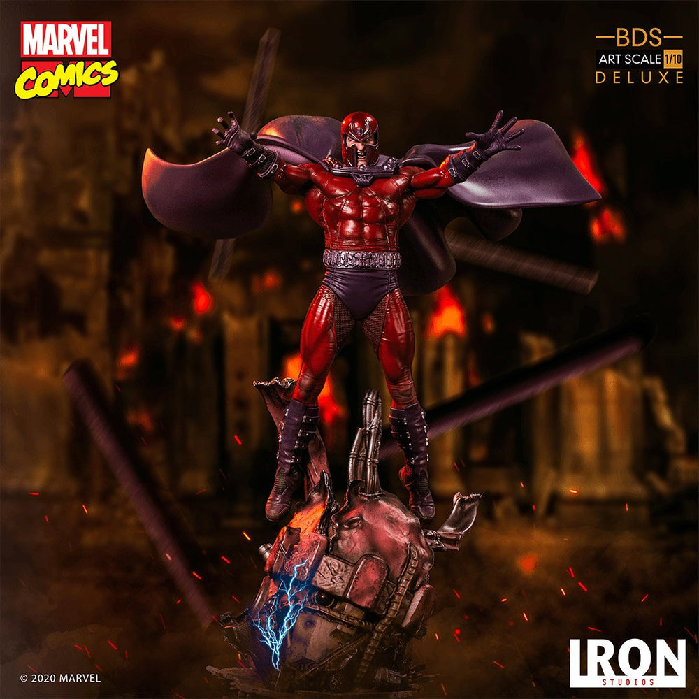 IRON Studios: X Men - Magneto Deluxe Escala de Arte 1/10