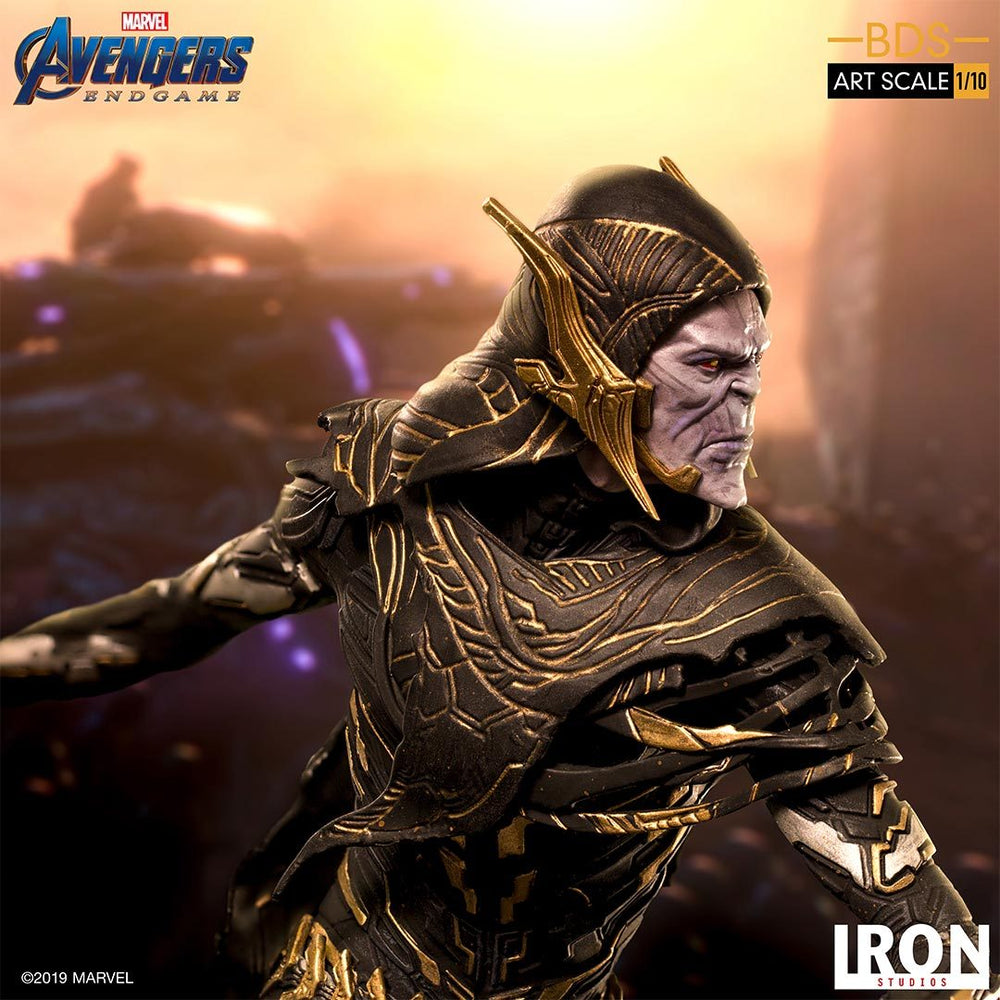 IRON Studios: Avengers Endgame - Corvus Glaive Black Order Escala 1/10