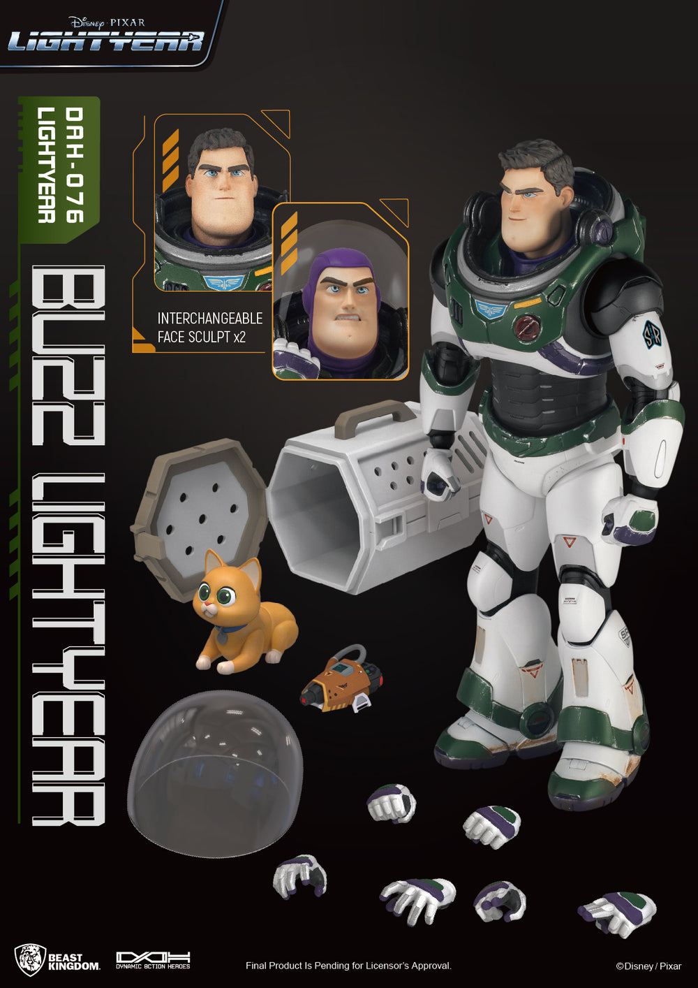 Beast Kingdom Dynamic Action Heroes: Disney Buzz Lightyear - Lightyear Alpha Suit DAH-076