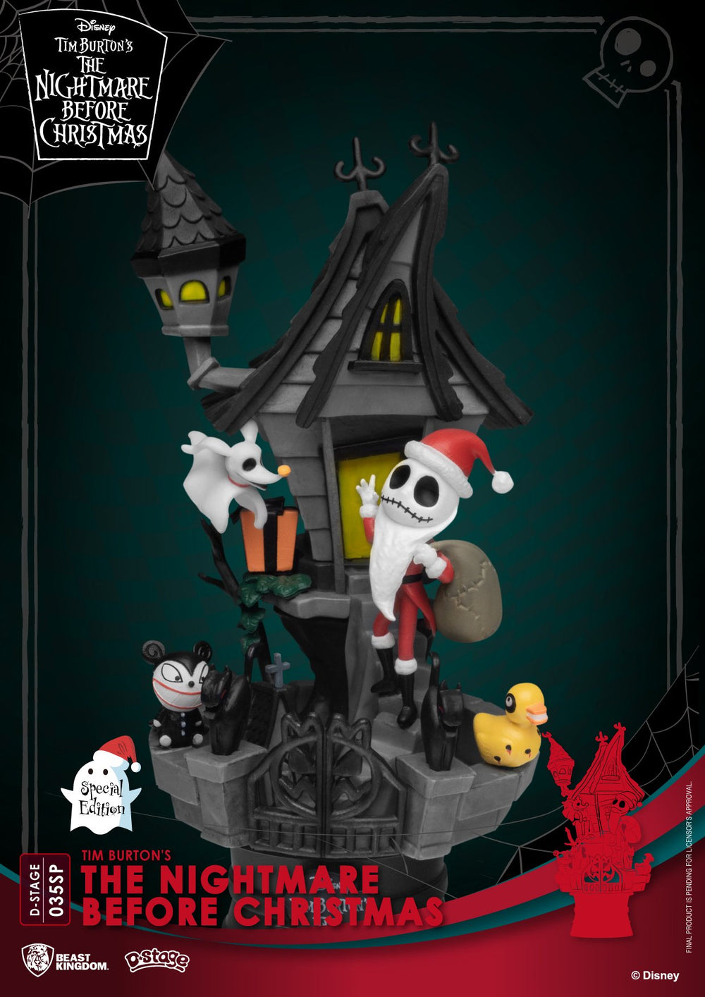 Beast Kingdom Diorama Stage Disney: Extraño Mundo de Jack - Casa Embrujada de Jack Edicion Especial