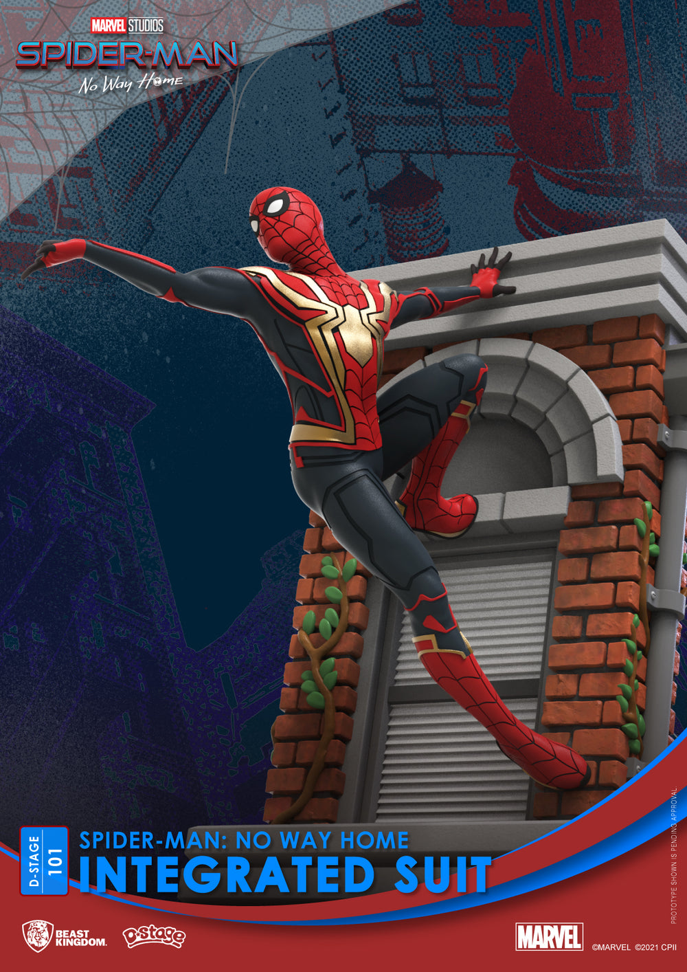 Beast Kingdom Diorama Stage: Spider Man No Way Home - Spiderman Traje —  lacollector