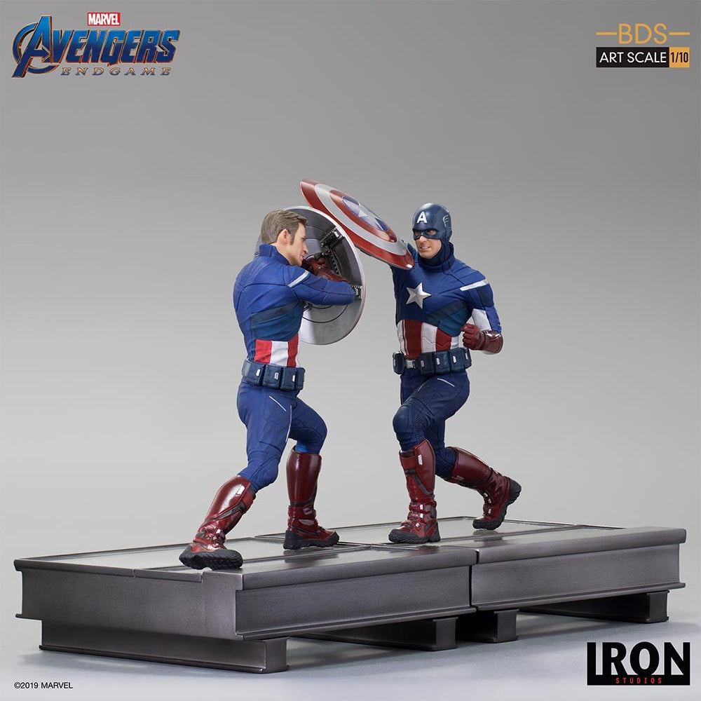 IRON Studios: Avengers Endgame - Capitan America 2012 Escala 1/10