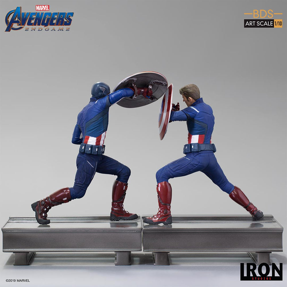 IRON Studios: Avengers Endgame - Capitan America 2012 Escala 1/10