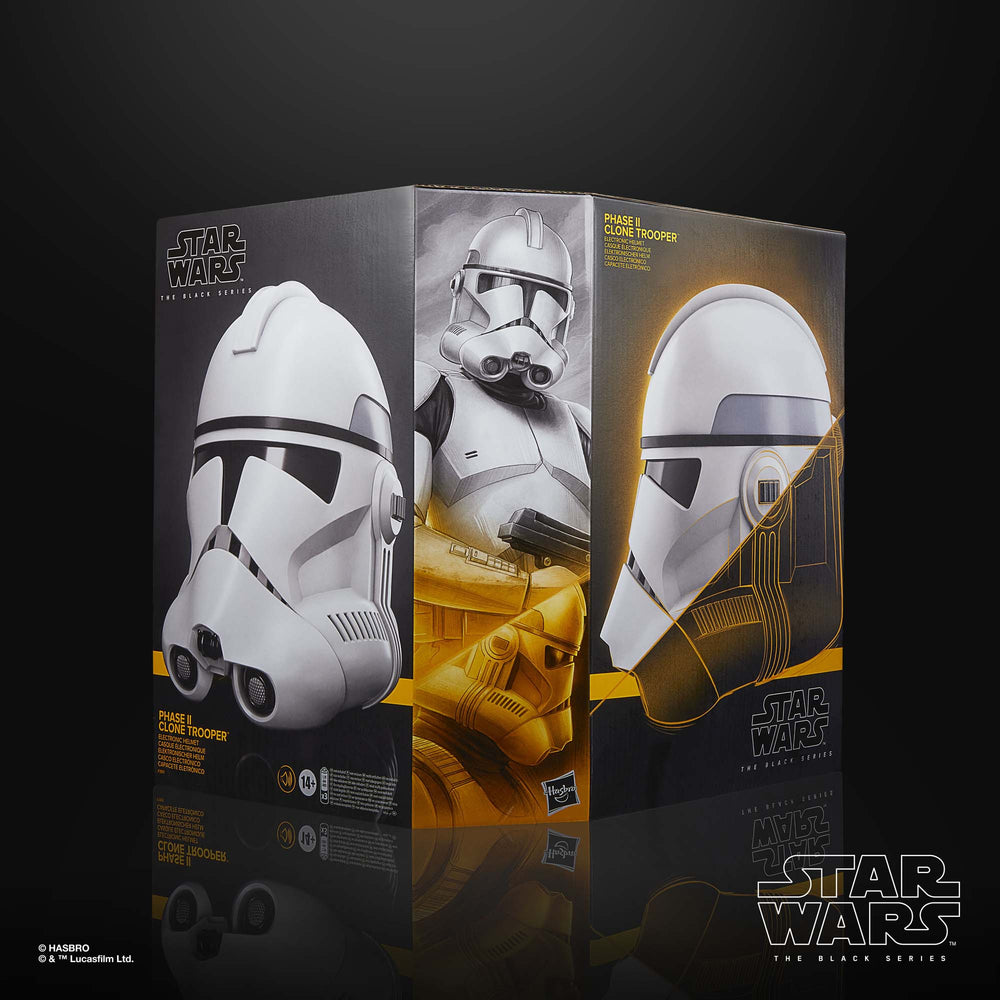 Star Wars The Black Series: Clone Wars - Phase II Clone Trooper Casco Electronico Premium 