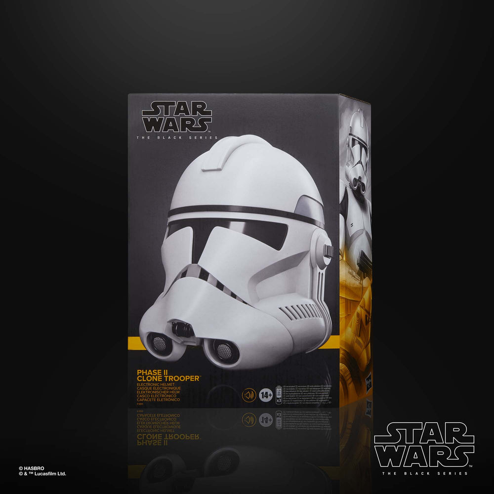 Star Wars The Black Series: Clone Wars - Phase II Clone Trooper Casco Electronico Premium 